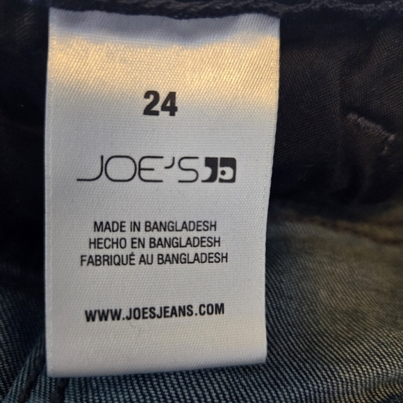 Joe's Jeans Dark Wash Denim Sz 24x26.5 Skinny Stretch Comfort - Picture 11 of 13